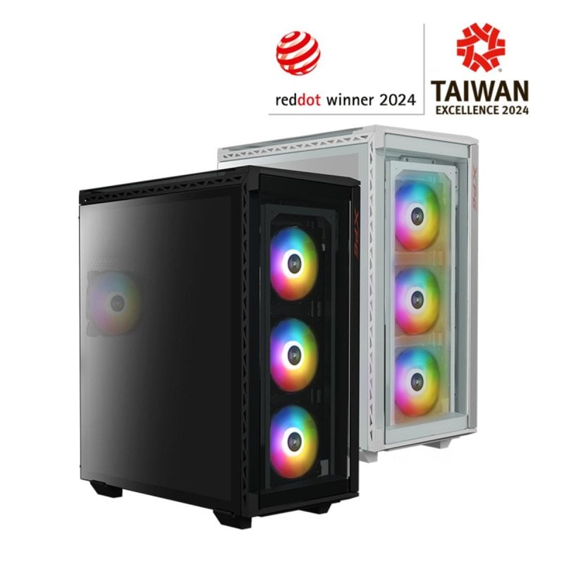 PC-Gehäuse XPG BATTLECRUISER II ST Midi Tower Schwarz Gaming PC