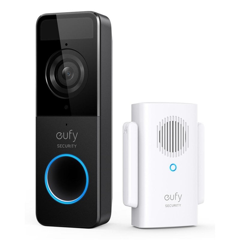 Image of Video Doorbell Eufy 1080p IP65 Batteria 5000mAh Visione Notturna 5m Video HD cod079