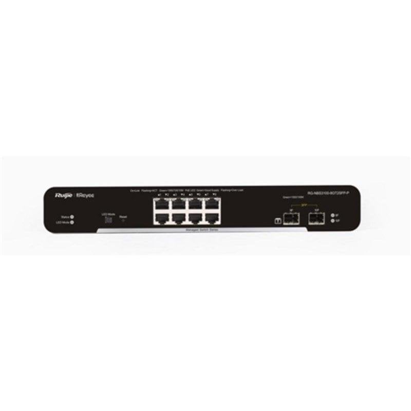 COMMUTATEUR RUIJIE REYEE RG NBS3100 8GT2SFP P COMMUTATEUR DE BUREAU 5 PORTS 10100 MBPS - vue 2