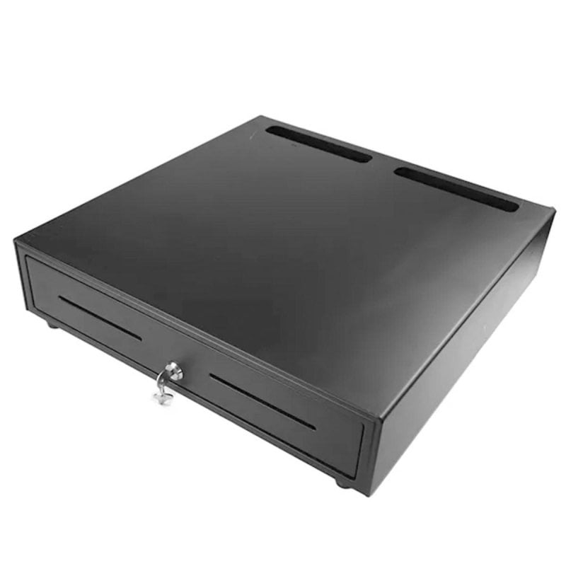 Image of Cassetto per Denaro Mustek LB-460A Manuale Metallo Nero 12V 460x465 mm cod079