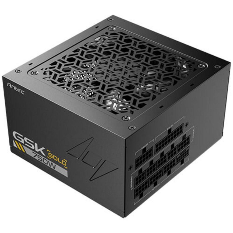 Image of Alimentatore ATX Antec GSK ATX3.1 750W 80 PLUS oro Nero Alimentatore ATX Antec GSK ATX3.1 750W 80 PLUS oro Nero cod079