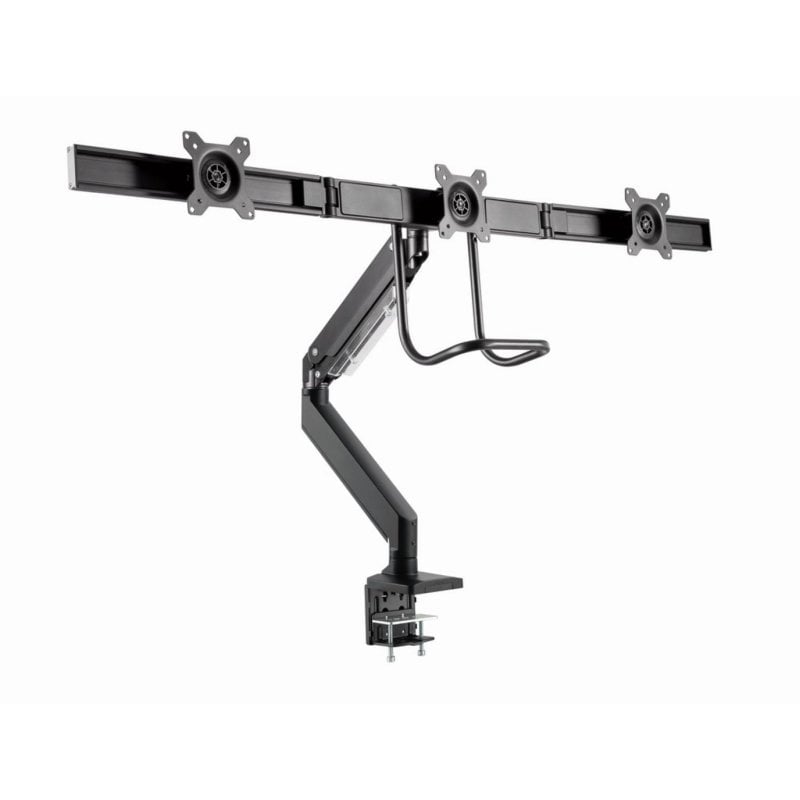Image of Supporto Monitor Gembird MA-DA3-03 Staffa Braccio Singolo 3 Monitor 18 kg Nero cod079