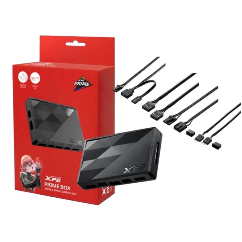 Image of Controller RGB XPG PRIME BOX Universale Nero 100x18x68,2 mm Controller RGB XPG PRIME BOX Universale Nero 100x18x68,2 mm cod079