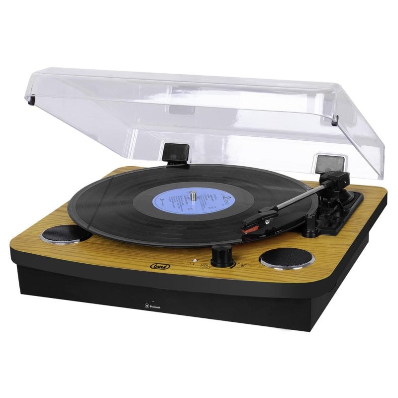 Image of Toccasdisco Trevi TT 1022 BT Nero Legno 33/45/78 RPM 6W AC cod079