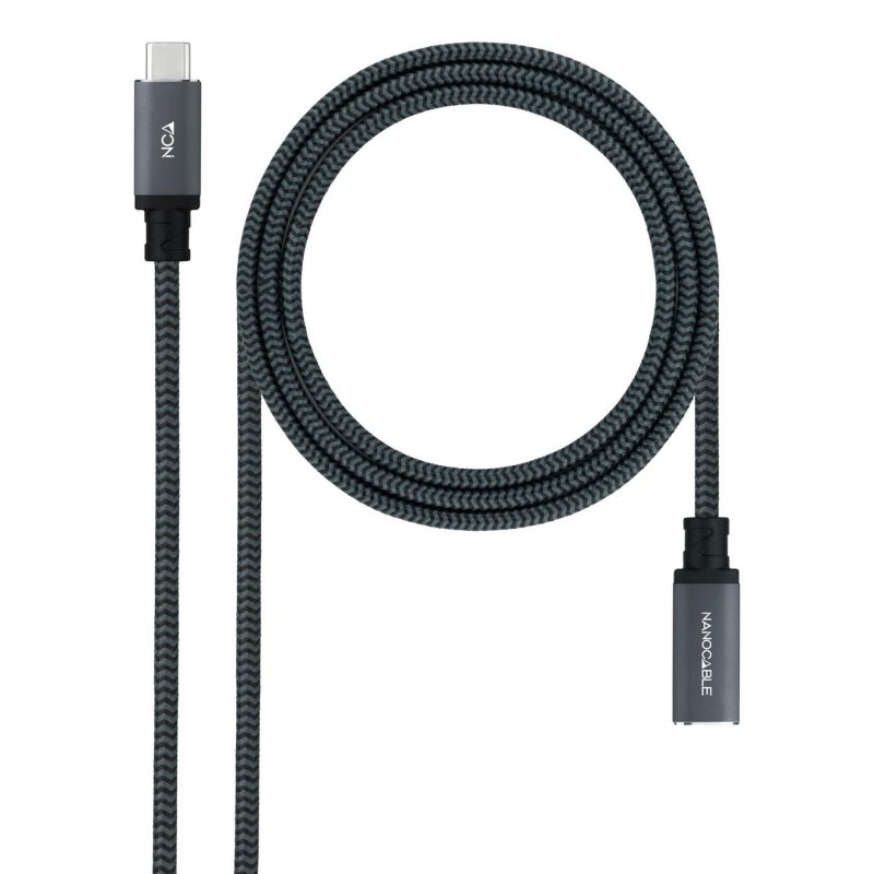 Optimisez vos connexions avec le Câble Prolongateur USB-C Nanocable conçu pour étendre la portée de vos appareils sans compromettre la vitesse. Ce câble offre une performance exceptionnelle et une compatibilité étendue.Caractéristiques Câble Prolongateur USB-CDistance accrue pour vos appareils. Que ce soit pour votre smartphone votre tablette ou votre ordinateur portable ce câble prolongateur USB-C de 1 5 m vous permet de vous connecter plus librement tout en maintenant des performances de haut niveau.Chargement ultra rapide. Profitez d'une puissance de charge allant jusqu'à 100W à 5A pour vos appareils ce qui signifie que vous pouvez utiliser vos appareils plus longtemps sans attendre. La technologie Quick Charge intégrée assure une recharge rapide.Vitesse de transfert de données de pointe. Avec une capacité de transfert allant jusqu'à 20Gbps il est idéal pour le transfert de fichiers lourds la diffusion de vidéos en streaming et tout ce qui nécessite une connexion rapide.Compabilité vidéo 4K. Ce câble prend...