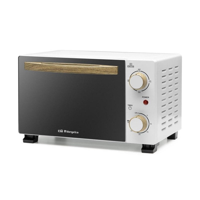 Image of Forno da banco elettrico Orbegozo HO 990 10L Bianco con timer 30 min e doppio vetro cod079