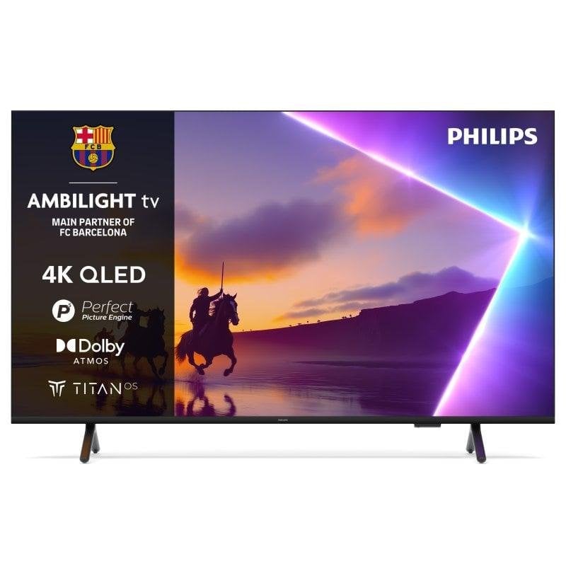 TV Philips QLED 75PUS8510 75" 4K UltraHD 60Hz Smart TV Titan OS HDR10+ Ambilight Dolby Atmos