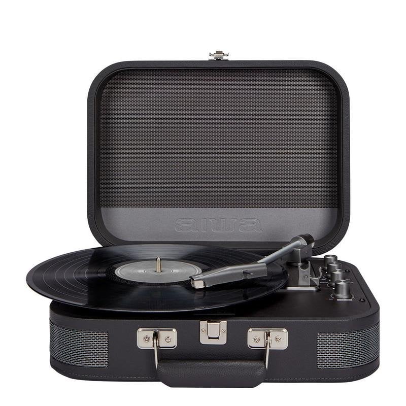 Tocadiscos Aiwa VPX-1951TN 4,4W RMS Bluetooth AUX USB MP3 Trasmissione Cinghia Portatile