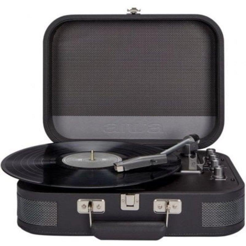 Tocadiscos Aiwa VPX-1951TN 4,4W RMS Bluetooth 5.0 Tracción Correa USB-MP3 Vintage