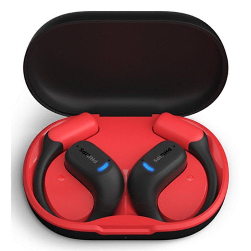 Image of Auricolari Philips 6000 serie True Wireless Stereo Bluetooth rossi e neri per sport cod079
