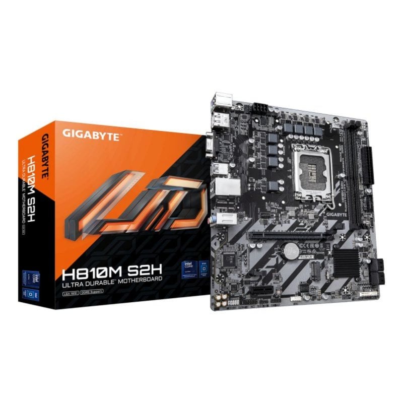 Image of Scheda Madre Gigabyte H810M S2H LGA1851 DDR5 128GB Micro ATX Scheda Madre Gigabyte H810M S2H LGA1851 DDR5 128GB Micro ATX cod079