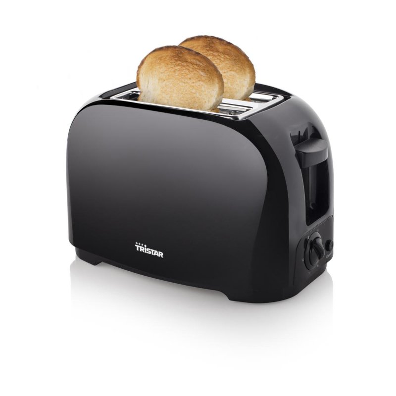 Image of Tostapane Tristar BR-1025 2 Fette 800W Nero Plastica Tostapane Tristar BR-1025 2 Fette 800W Nero Plastica cod079