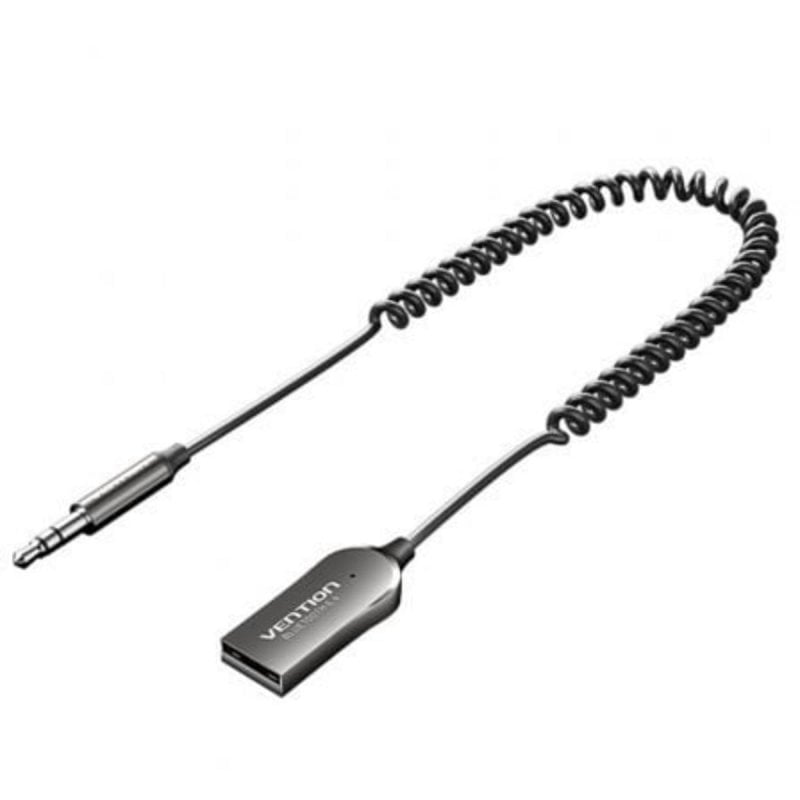 Image of Ricevitore Audio Bluetooth 5.4 Vention USB Cavo Spirale Jack 3.5mm cod079