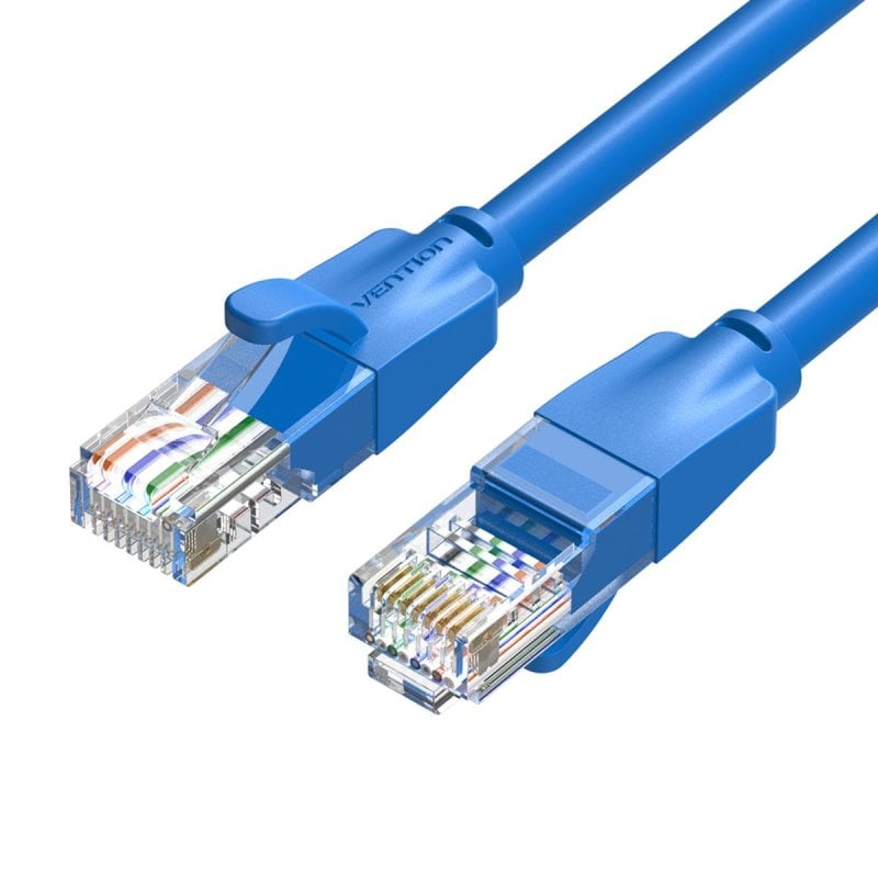 Image of Cavo di Rete RJ45 UTP Vention IBELI Cat6 3m Blu 1000Mbps Cavo Ethernet cod079