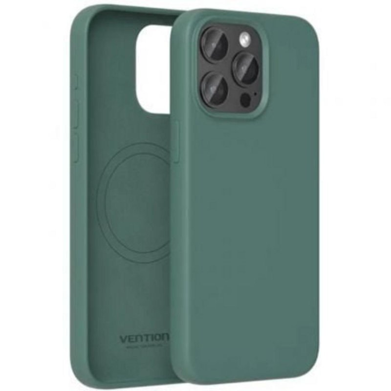 Image of Custodia Silicone Vention KUDG0-40 Verde Compatibile MagSafe iPhone 13 Pro Max Custodia Silicone Vention KUDG0-40 Verde Compatibile MagSafe iPhone 13 Pro Max cod079