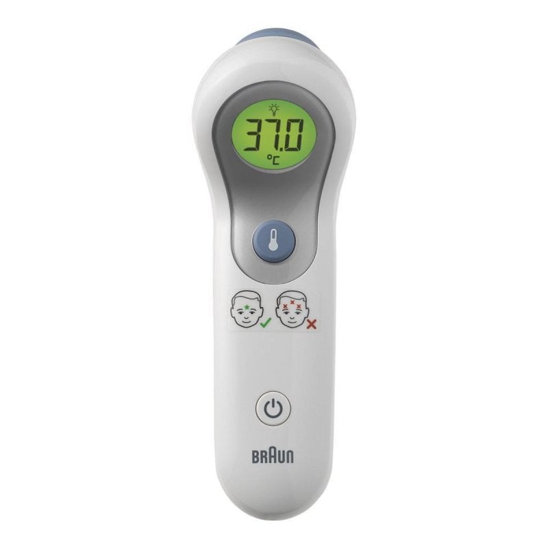 Image of Termometro Braun BNT300WE Bianco Sensore Remoto Fronte No touch + touch Termometro cod079