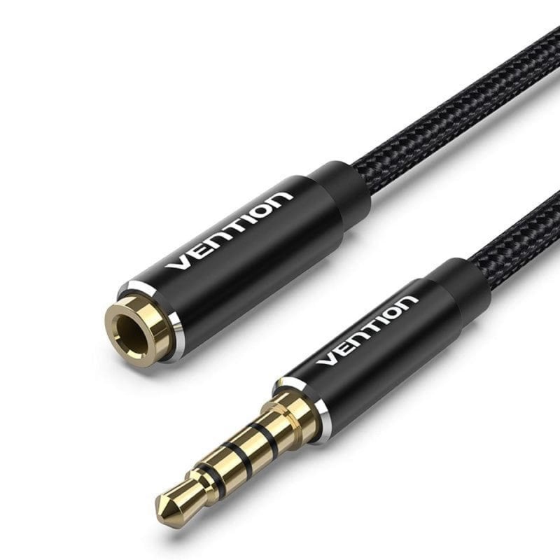Image of Cavo Audio Stereo Vention BHCBI Jack 3.5mm Maschio a Jack 3.5mm Femmina 3m Nero cod079