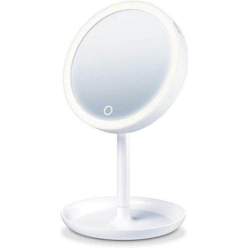 Image of Specchio Cosmetico Beurer BS 45 LED 5x Zoom Magnetico Superficie 17,5x17,5cm Specchio Cosmetico Beurer BS 45 LED 5x Zoom Magnetico Superficie 17,5x17,5cm cod079