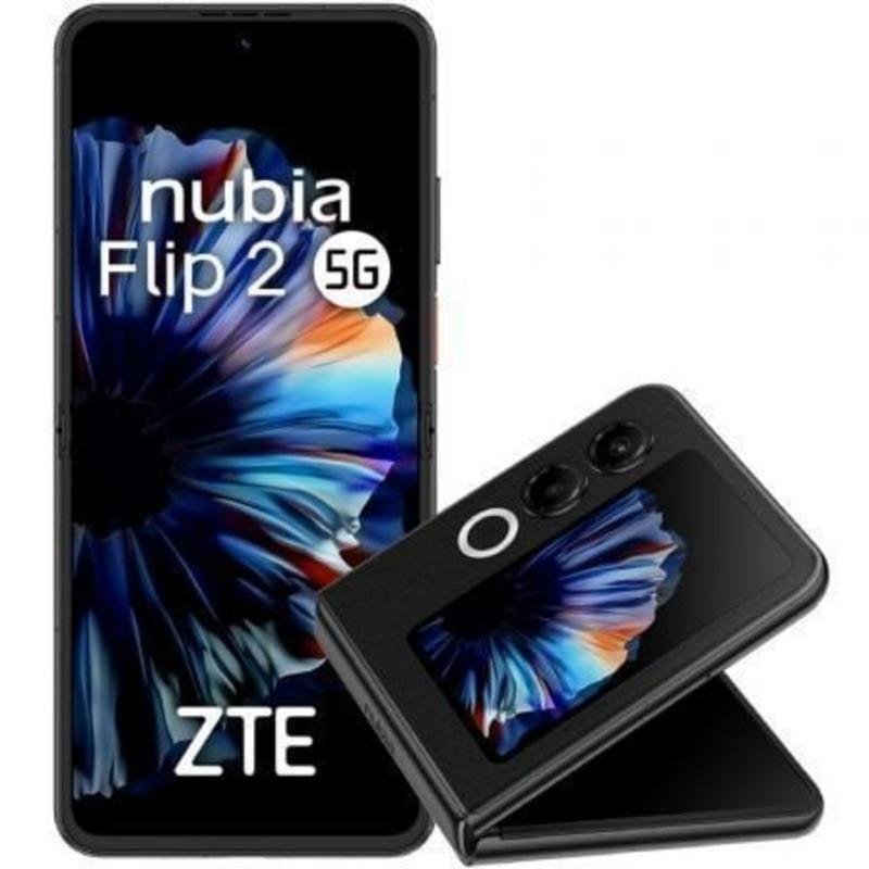 スマートフォン本体 nubia Flip 5G 8GB + 256GB Black ZTE Nubia Flip 2 5G 8GB 256GB 6.9