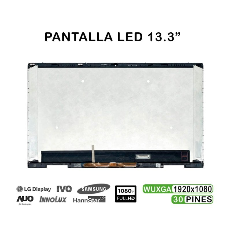 Image of Schermo LED da 13,3" per laptop HP Envy X360 13-bd 30 pin con cornice cod079