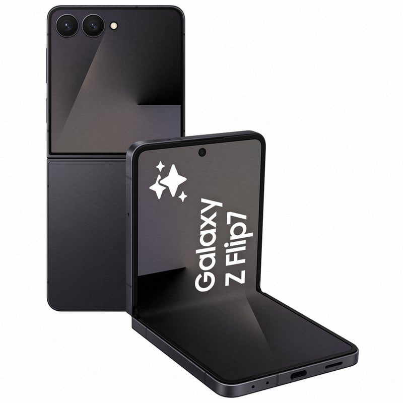 Image of Samsung Galaxy Z Flip7 12GB/256GB Telefono cellulare pieghevole nero scuro con Galaxy AI cod079