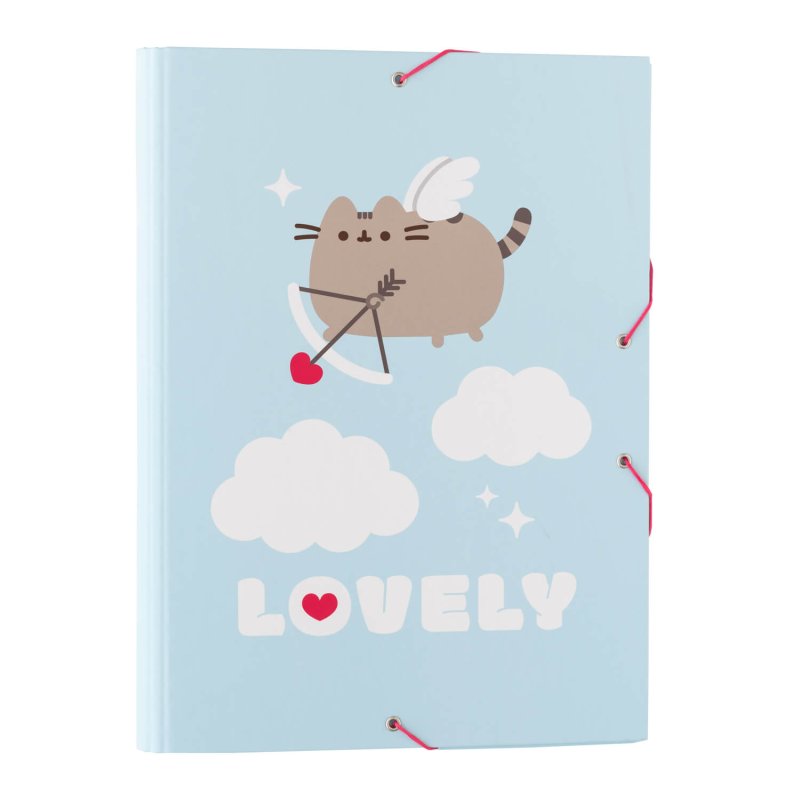 Image of Cartella con patta della collezione Pusheen Purrfect Love cod079