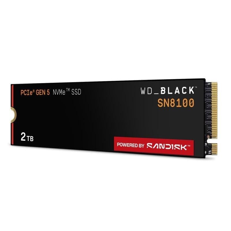 Disco Duro WD Black SN8100 2TB Disco SSD 14900 MB/s M.2 PCIe 5.0