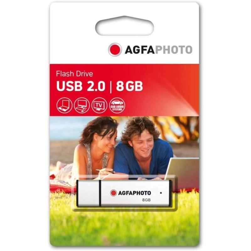 Image of Chiavetta USB AgfaPhoto 8GB Velocità Lettura 15MB/s USB 2.0 Chiavetta USB AgfaPhoto 8GB Velocità Lettura 15MB/s USB 2.0 cod079