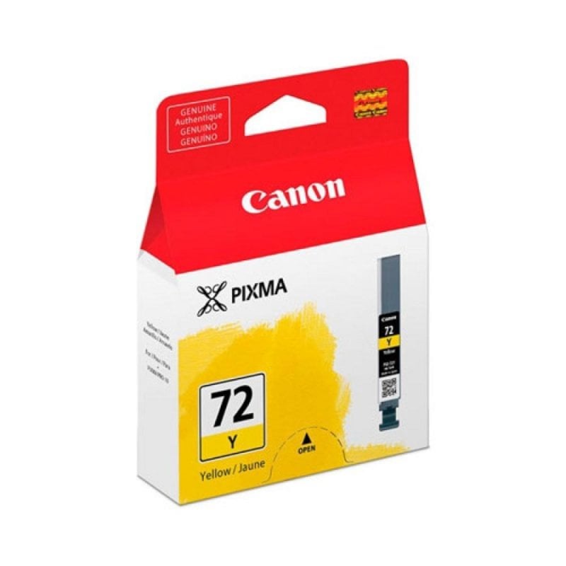 Image of Cartuccia Originale Canon PGI72 Giallo Tinta a base di pigmenti Rendimento standard Canon PIXMA PRO-10 cod079