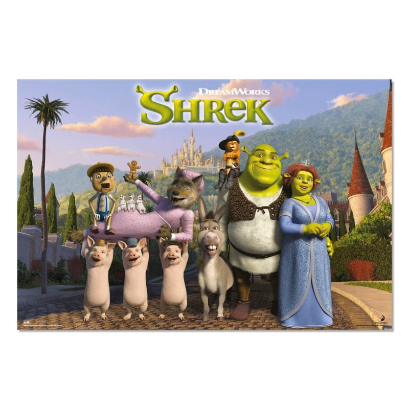 Image of Poster di Shrek della DreamWorks cod079