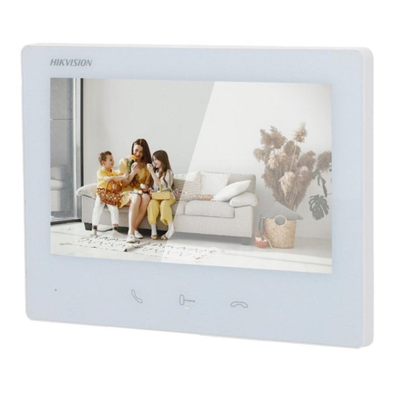 Image of Monitor Video Citofono Hikvision DS-KH7300EY-WTE2 7" Touch Wi-Fi TFT Bianco Monitor Video Citofono Hikvision DS-KH7300EY-WTE2 7" Touch Wi-Fi TFT Bianco cod079
