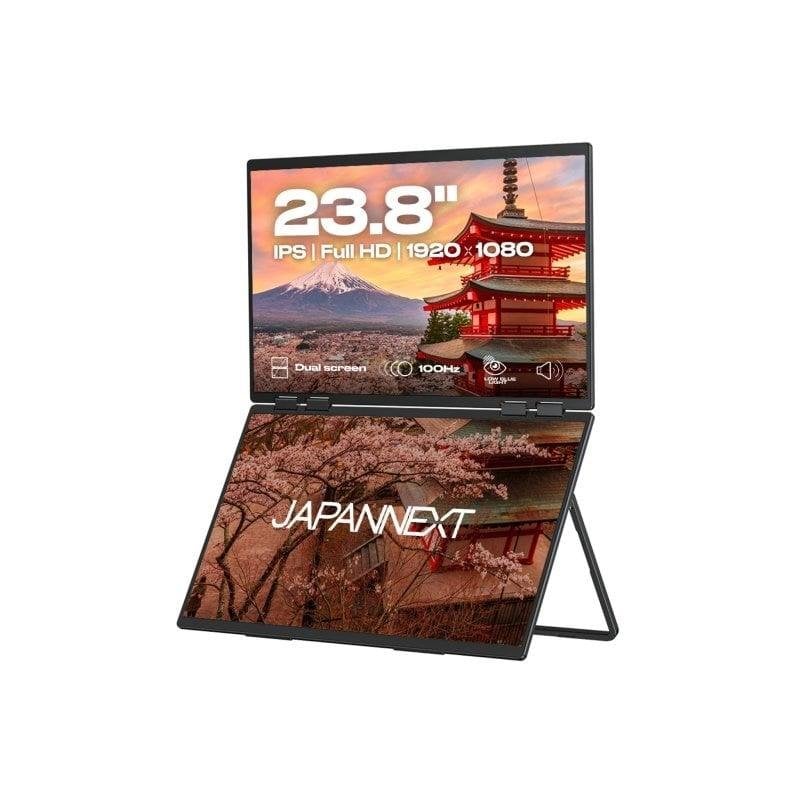 Monitor JAPANNEXT JN-DMD-IPS238F-C4 2x23,8" Full HD 100Hz IPS G-Sync FreeSync HDMI USB-C