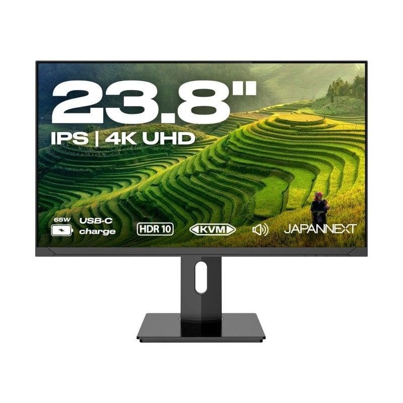 Monitor JAPANNEXT JN-IPS2380UHDR-C65W-HSP 23.8" UltraHD 4K IPS USB-C HDR10 8ms