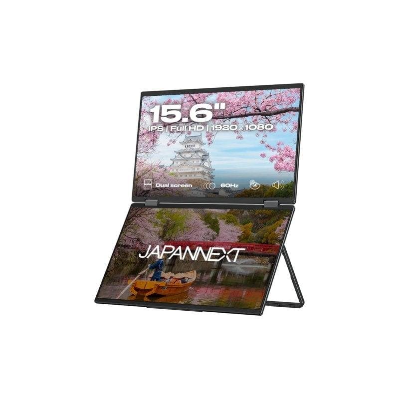 Monitor JAPANNEXT JN-DMD-IPS156F 2x15,6" Full HD IPS G-Sync FreeSync USB-C HDMI