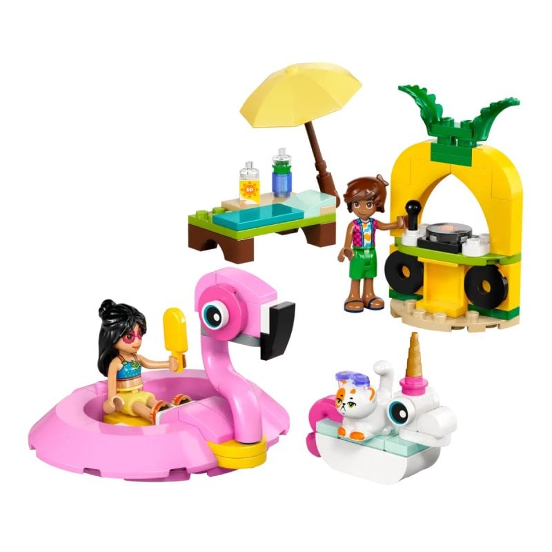 Image of Lego Friends Festa in piscina con unicorno e fenicottero - 42658 cod079