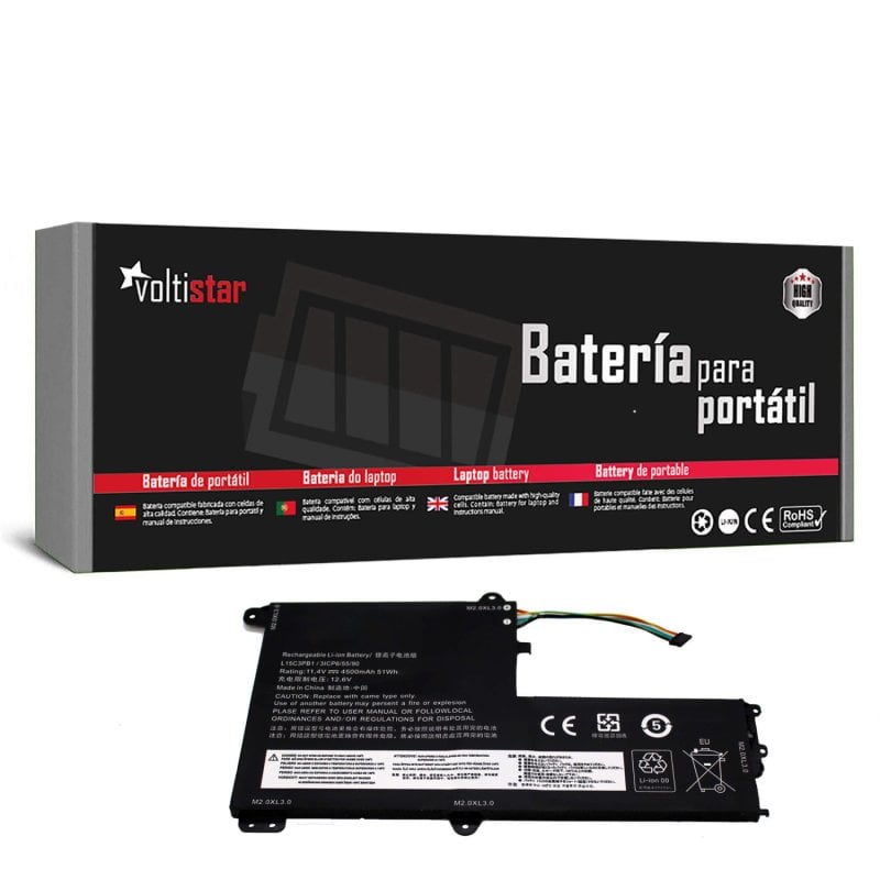 Batterie pour ordinateur portable Lenovo Modèles Flex 5 1570 1470 IdeaPad 320S-14IKB 320S-15ABR 320S-15AST 320S-15IKB 320S-15ISK 520S-14IKBP N L15C3PB1 L15M3PB0 L15L3PB0