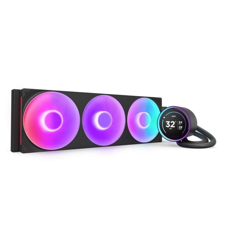 Watercooling NZXT Kraken Elite 420 RGB V2 RL KR42E B2 Ventilateur Ø 140 mm - vue 2