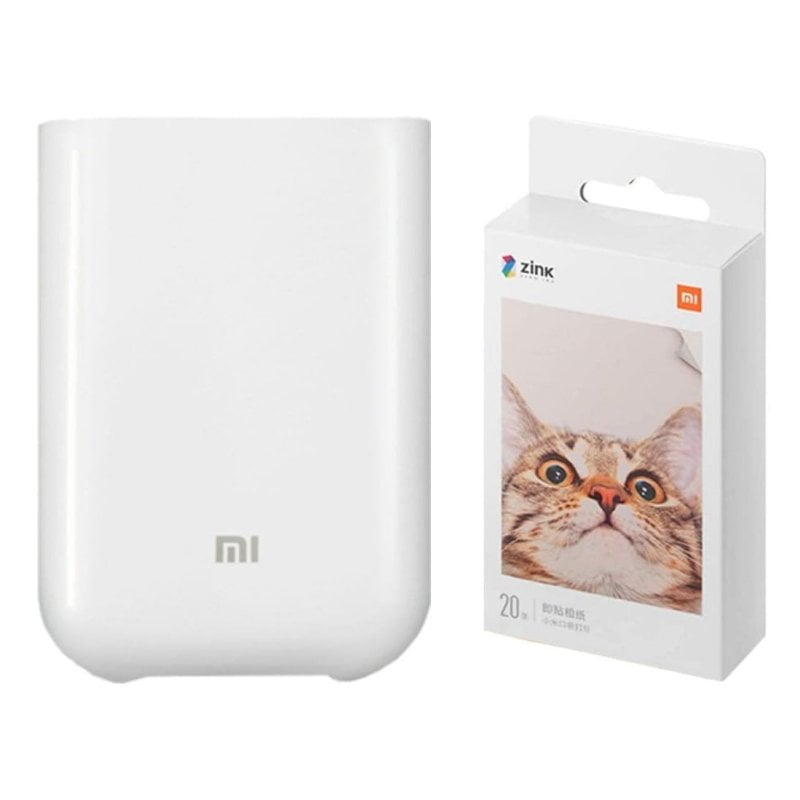 Xiaomi Mi Portable Photo Printer Impresora Fotográfica + Papel Fotográfico 20 Unidades Xiaomi Mi Portable Photo Printer Impresora Fotográfica + Papel Fotográfico 20 Unidades