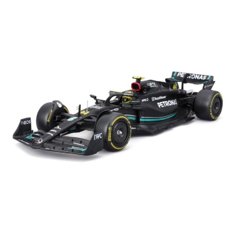 Image of Modello in Scala Bburago Mercedes AMG F1 W14 Lewis Hamilton 44 1:24Modello in Scala Bburago Mercedes AMG F1 W14 Lewis Hamilton 44 1:24 cod079