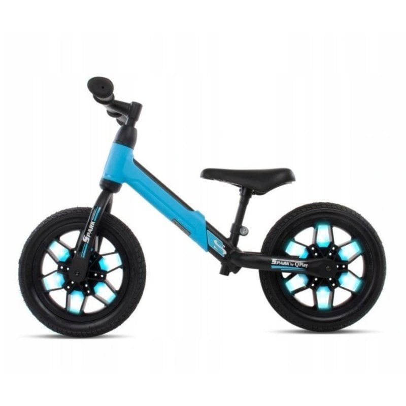 Image of Bicicletta senza pedali Spark Rodas LED blu senza pedali per l'apprendimento e l'equilibrio dei bambini cod079