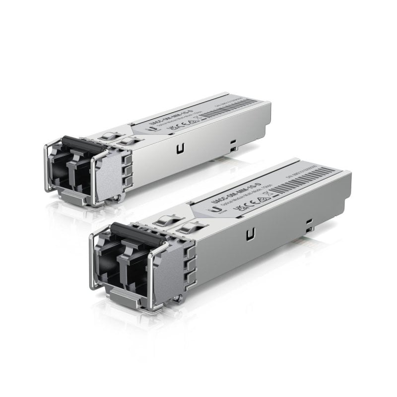Image of Modulo Transceiver Fibra Ottica Ubiquiti UACC-OM-MM-1G-D-2 Multi-Mode SFP 1Gbps 550 m Modulo Transceiver Fibra Ottica Ubiquiti UACC-OM-MM-1G-D-2 Multi-Mode SFP 1Gbps 550 m cod079