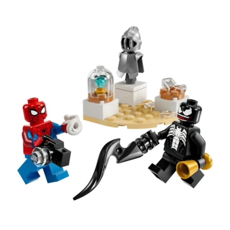 Image of LEGO Marvel Assalto al Museo Venom Set 30707 Spider-Man Armatura di Diamante e Oro cod079