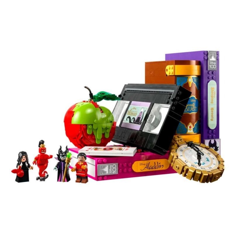Image of LEGO Disney Villains Icons 43227 Set da collezione con 4 minifigure e dettagli nascosti cod079