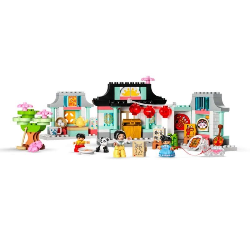 Image of LEGO DUPLO 10411 Set da costruzione: scopri la cultura cinese con personaggi e scene tradizionali cod079