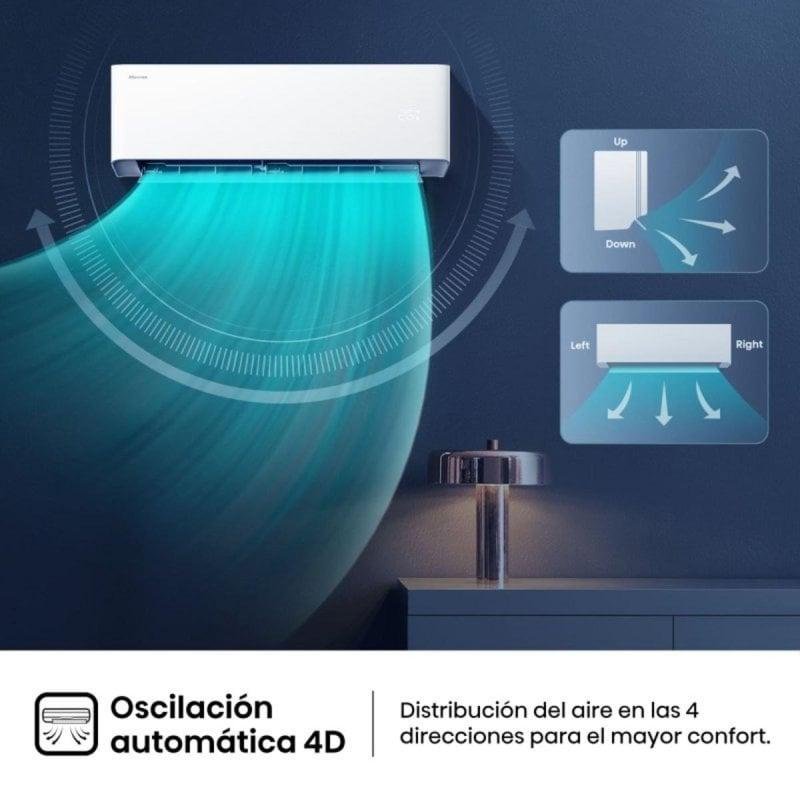 Ar Condicionado Split Hisense HB35XU0A 14.000 BTU Inverter Quente e Frio Silencioso R32