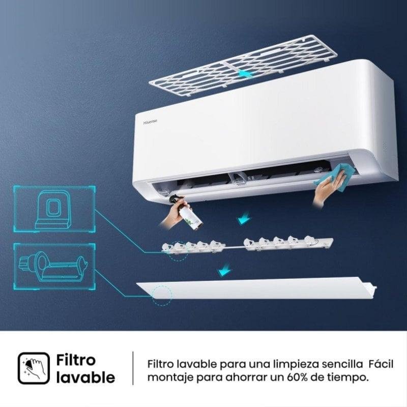 Ar Condicionado Split Hisense HB35XU0A 14.000 BTU Inverter Quente e Frio Silencioso R32