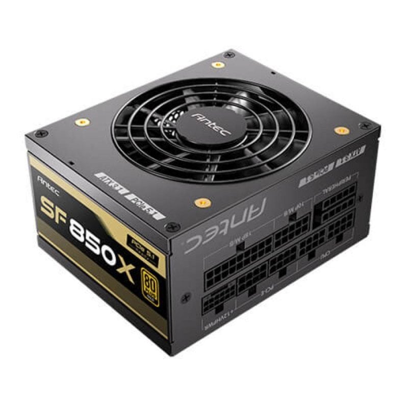 Image of Alimentatore Antec SF850X 850W 80 PLUS oro ATX 3.1 Nero Silenzioso Alimentatore Antec SF850X 850W 80 PLUS oro ATX 3.1 Nero Silenzioso cod079