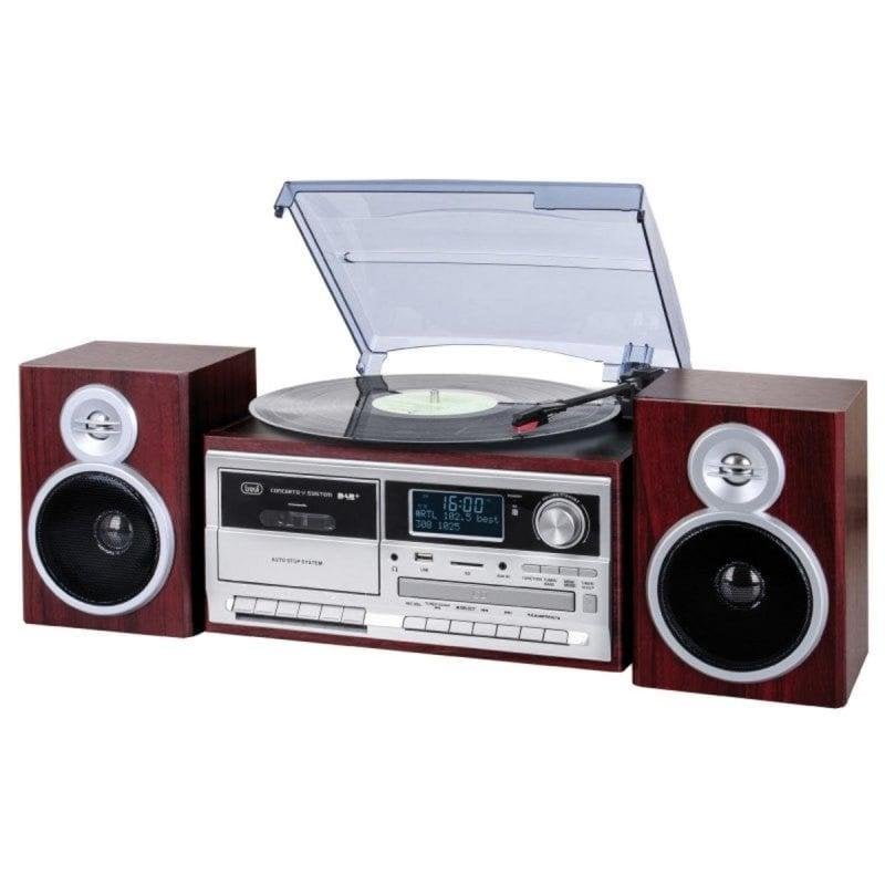 Tourne-Disque Trevi TT 1072 DAB – Entraînement Direct Semi-Automatique 3 Vitesses - vue 4