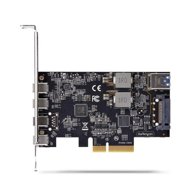 StarTech スターテック PCIe USB C 3.2 10Gbps PCI Express拡張カード／PCIe 3.0 x4／2ポート USB 3.2 Gen 2 Type-C