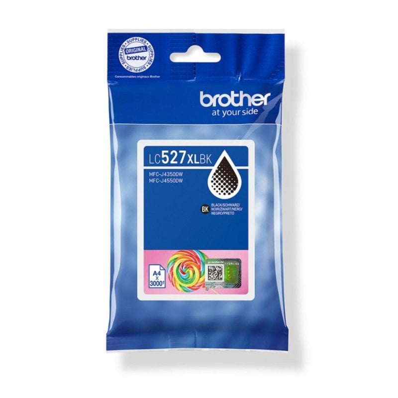 Image of Cartuccia Inchiostro Brother LC527XLBK Nero Pigmentato XL Pack Individuale Cartuccia cod079